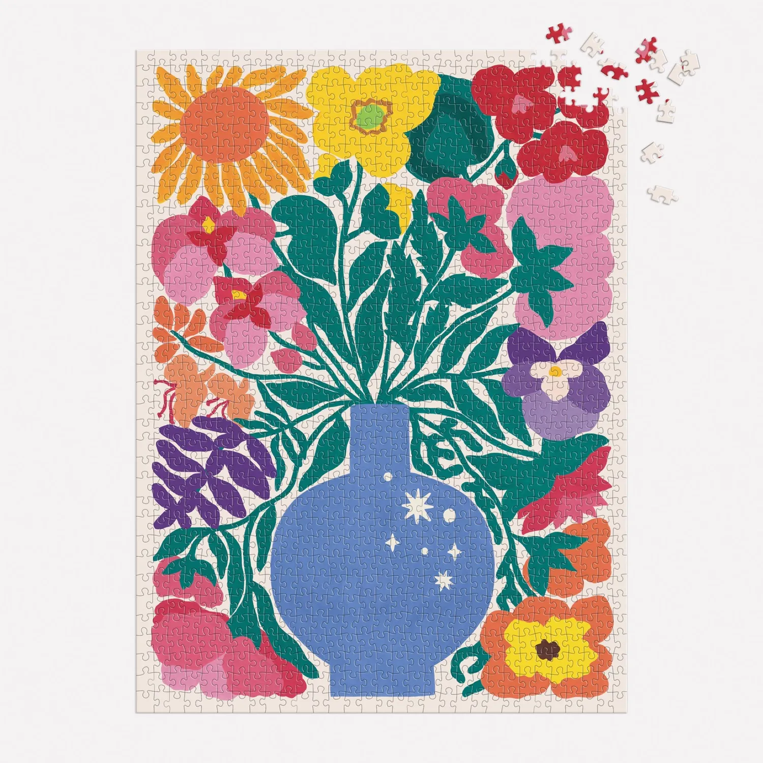 Galison Zodiac Flowers puslespil 1000 brikker blomster