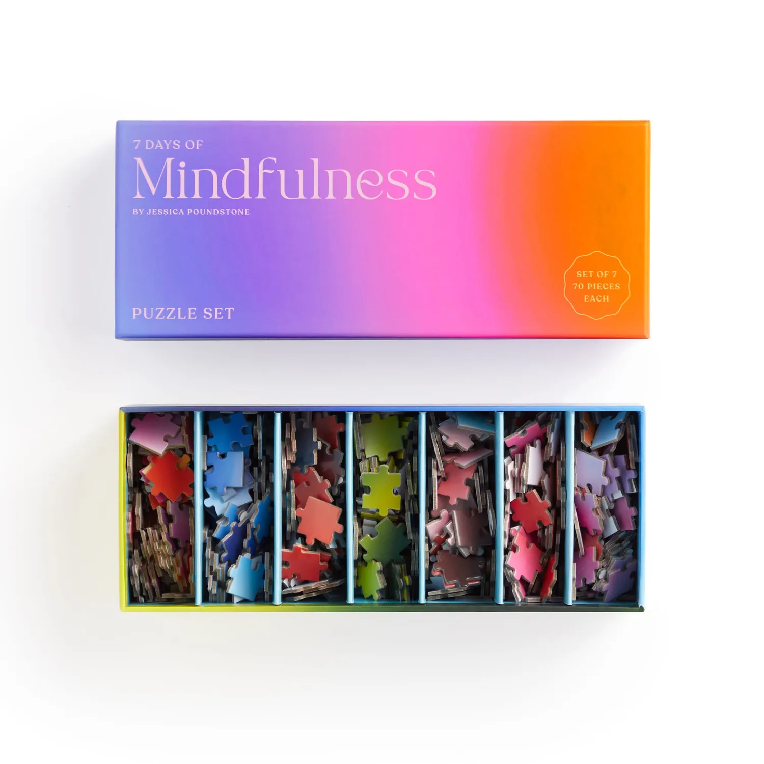 Good Puzzle Co. 7 Days of Mindfulness puslespil 7x70 brikker