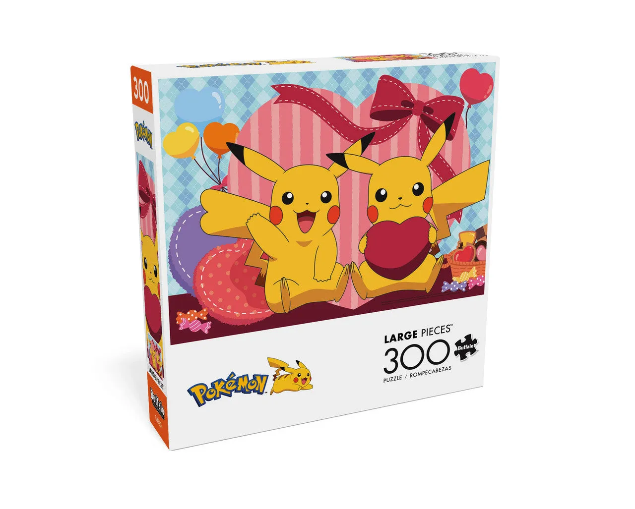 Buffalo Games Valentines Pikachu Love puslespil 300 brikker store