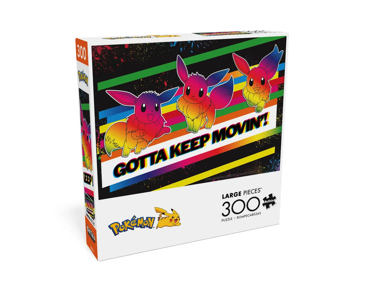 Buffalo Games Pokémon Gotta Keep Movin' puslespil 300 store brikker