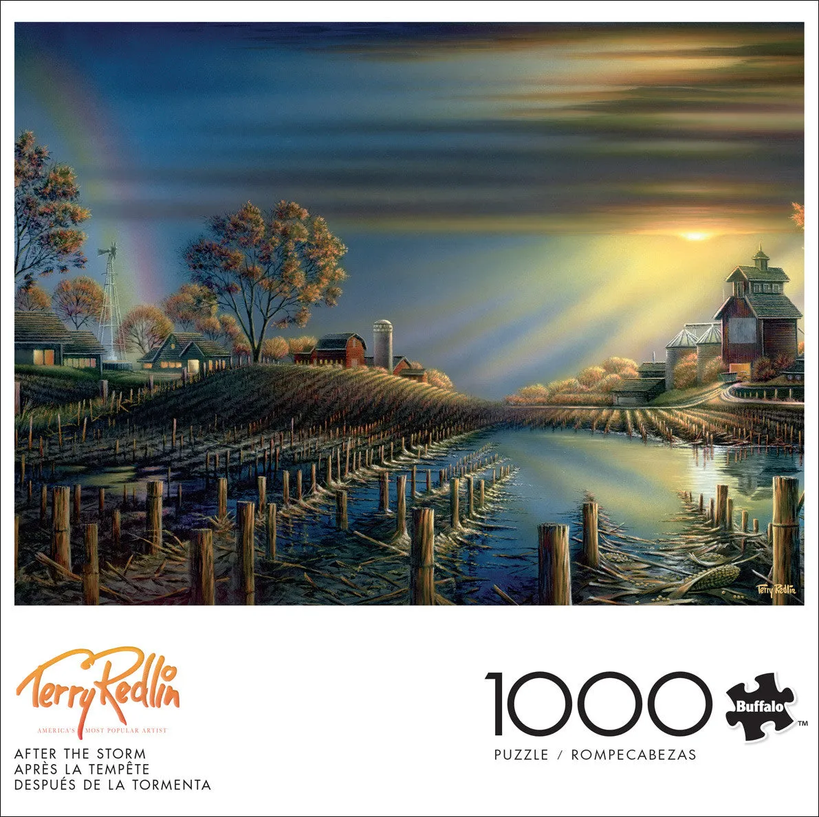 Buffalo Games Terry Redlin After the Storm puslespil 1000 brikker sø