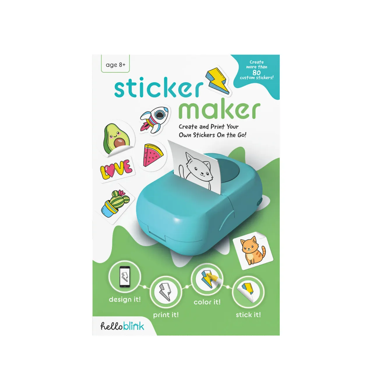 Buffalo Games Hello Blink Sticker Maker klistermærkesæt 8 år