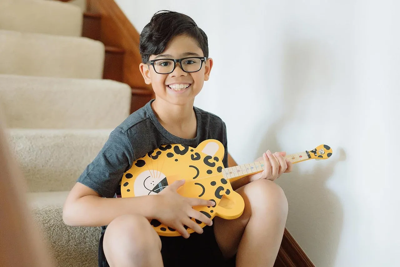 Buffalo Games Tinkertar Leopard Guitar børneguitar 1-strenget