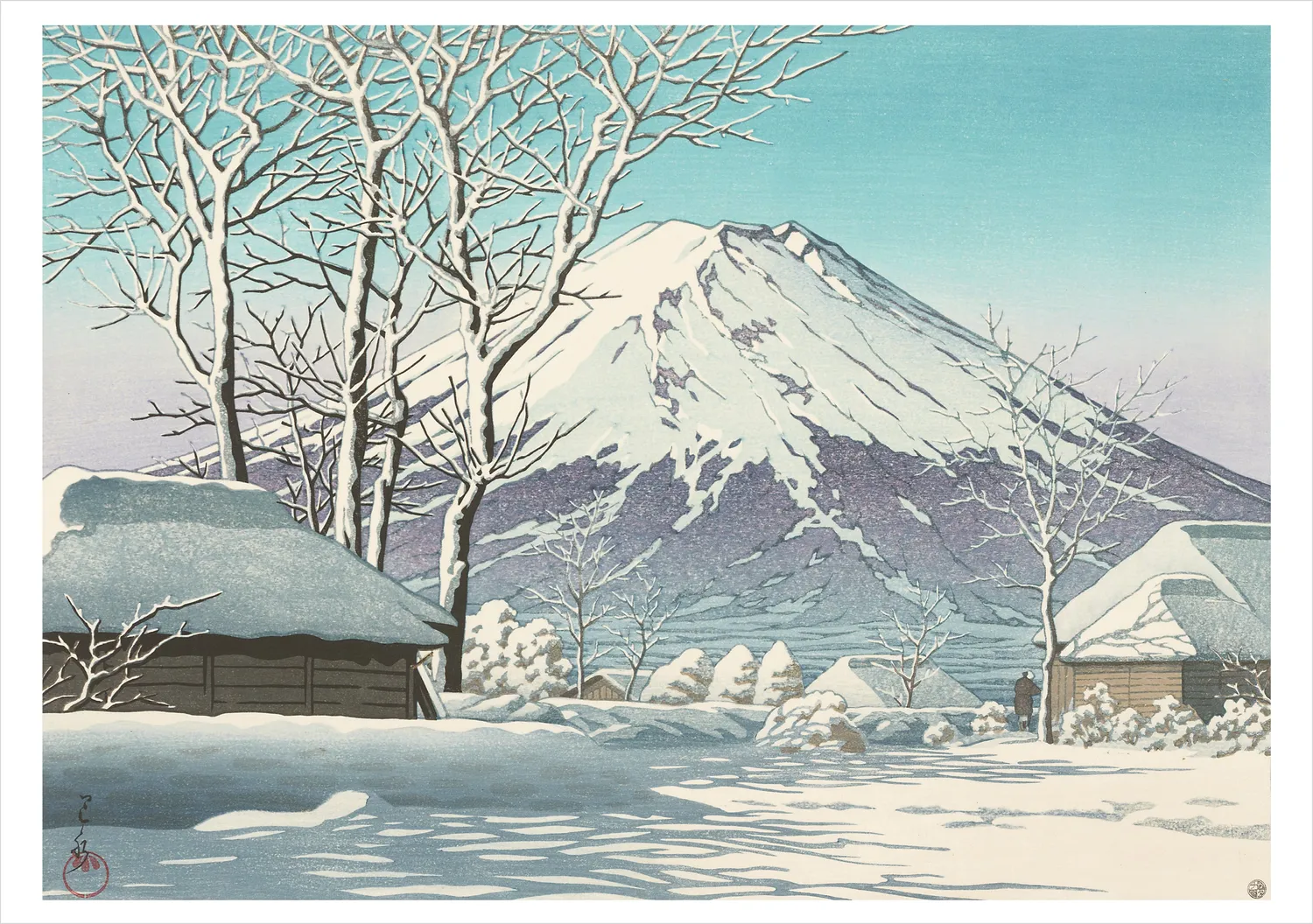 Pomegranate Kawase Hasui The Seasons kortæske 20 kort