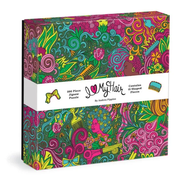 Good Puzzle Co. Andrea Pippins I Love My Hair puslespil 500 brikker