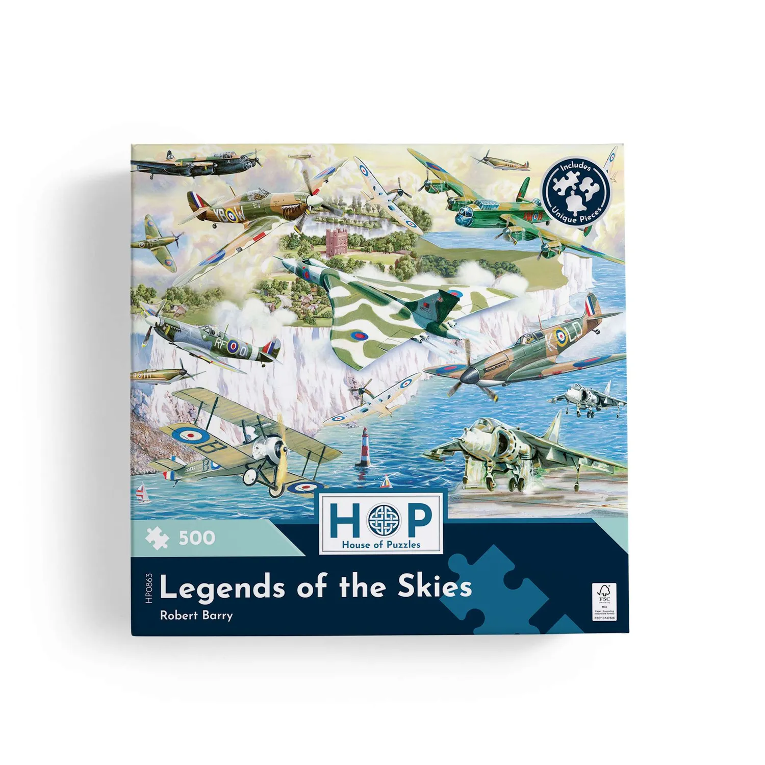 House of Puzzle Legends of the Skies puslespil 500 fly