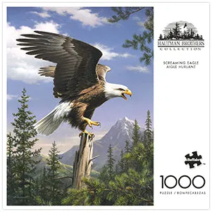 Buffalo Games Hautman Screaming Eagle puslespil 1000 brikker