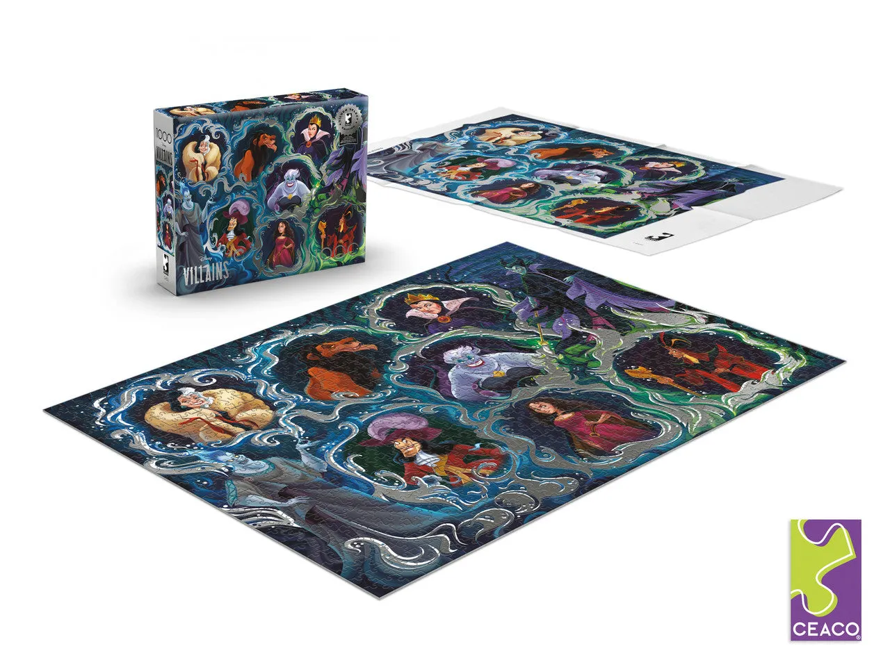 Buffalo Games Silver Select Disney Villains puslespil 1000 brikker skurke