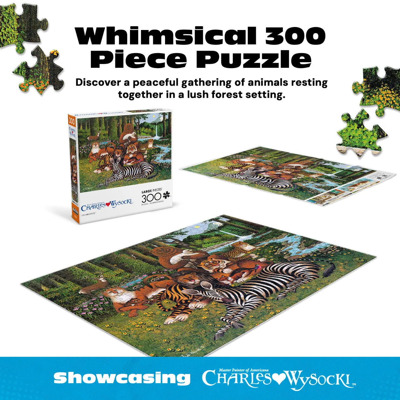 Buffalo Games Wysocki Chumbuddies puslespil 300 store brikker