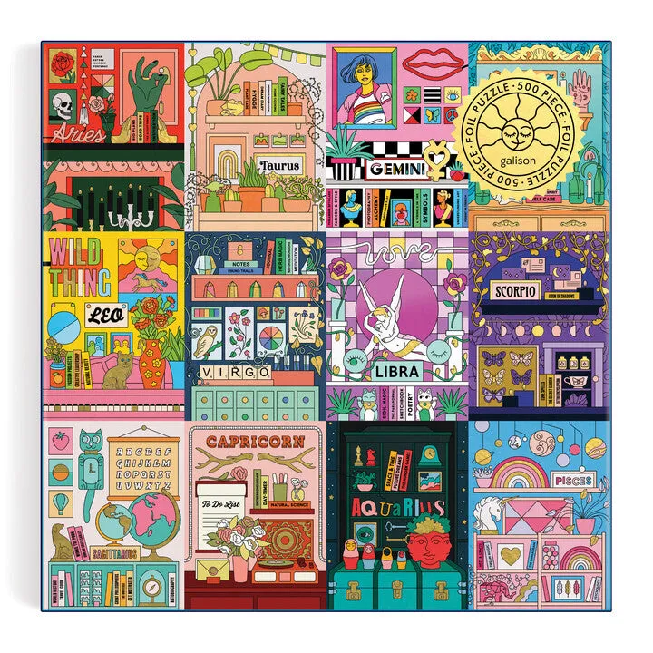 Galison House of Astrology puslespil 500 brikker folie