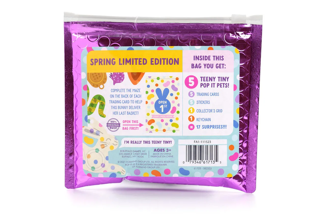 Buffalo Games Pop It Pets samlefigurer Season 2 påskepose 5 stk