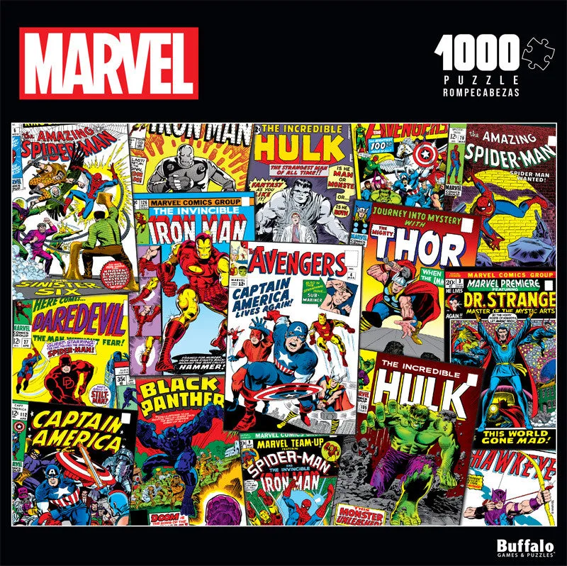 Buffalo Games Marvel Comic Book Collage puslespil 1000 brikker helte