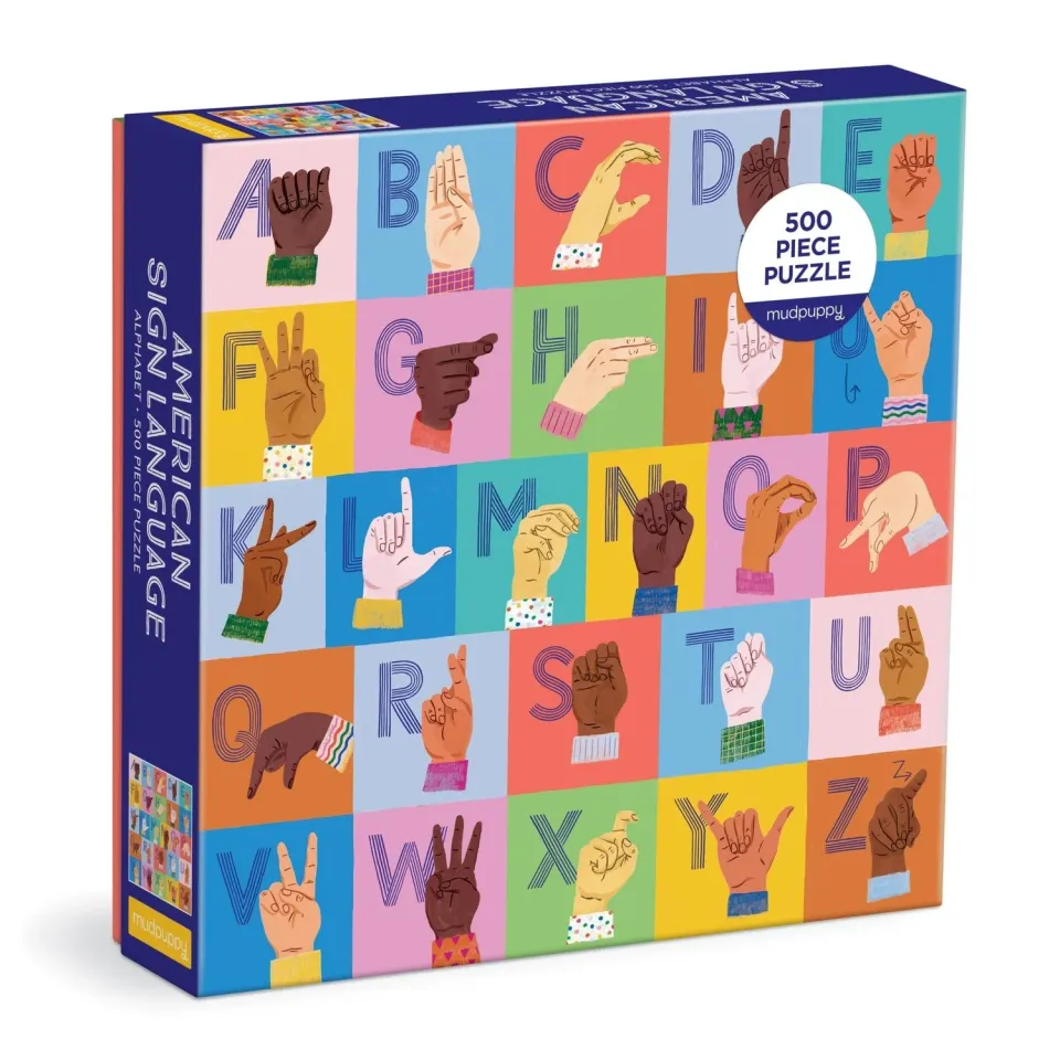 Good Puzzle Co. American Sign Language Alphabet puslespil 500