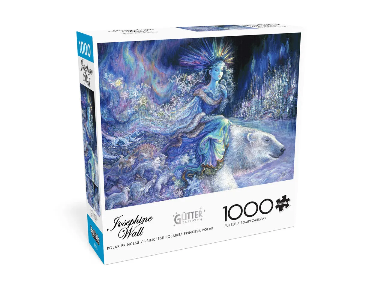 Buffalo Games JoWall Polar Princess puslespil 1000 brikker glitter
