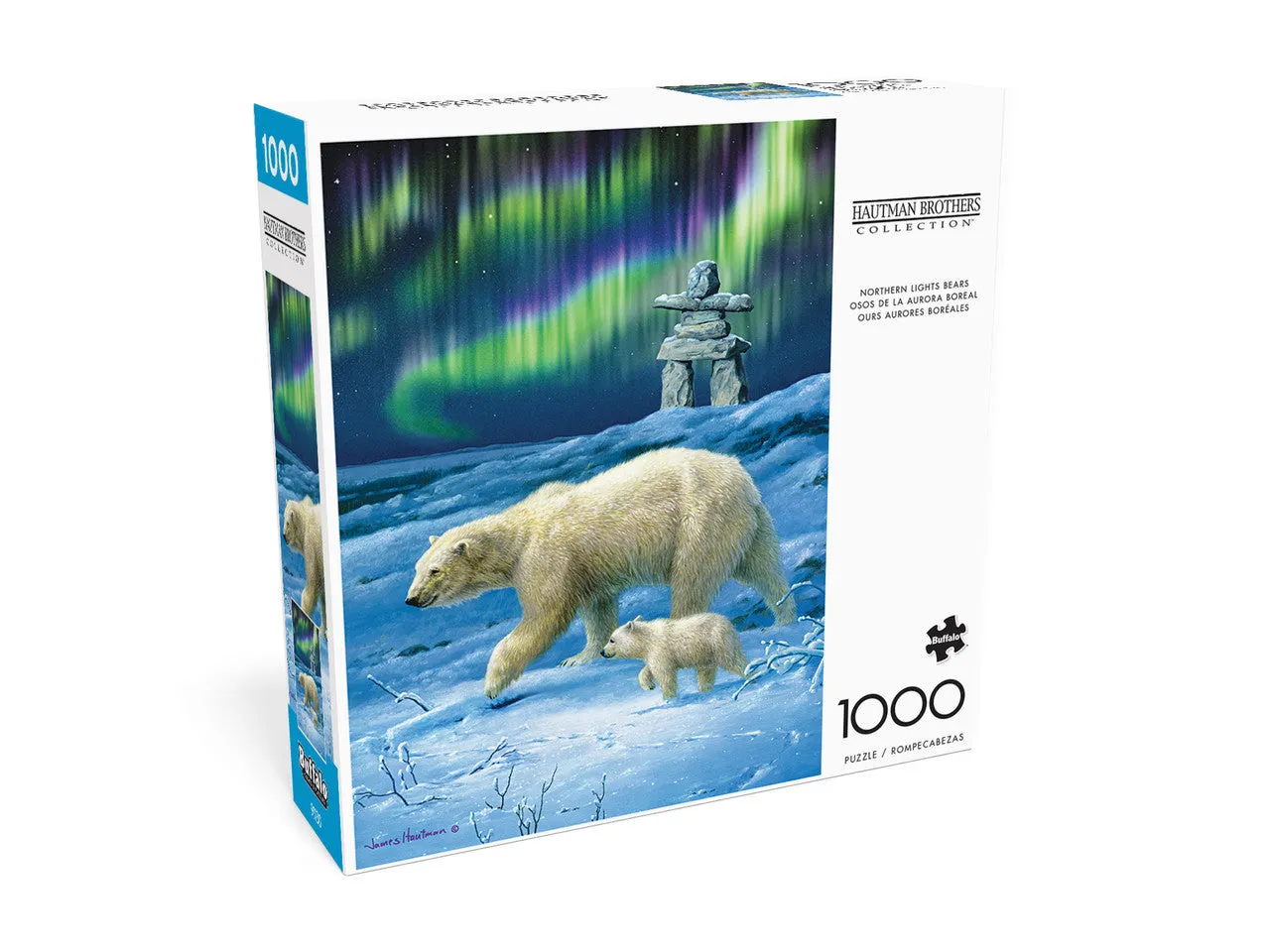 Buffalo Games Hautman Northern Lights Bears 1000 brikker
