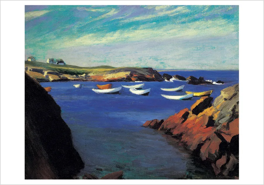 Pomegranate Edward Hopper New England kort 20 stk kyst