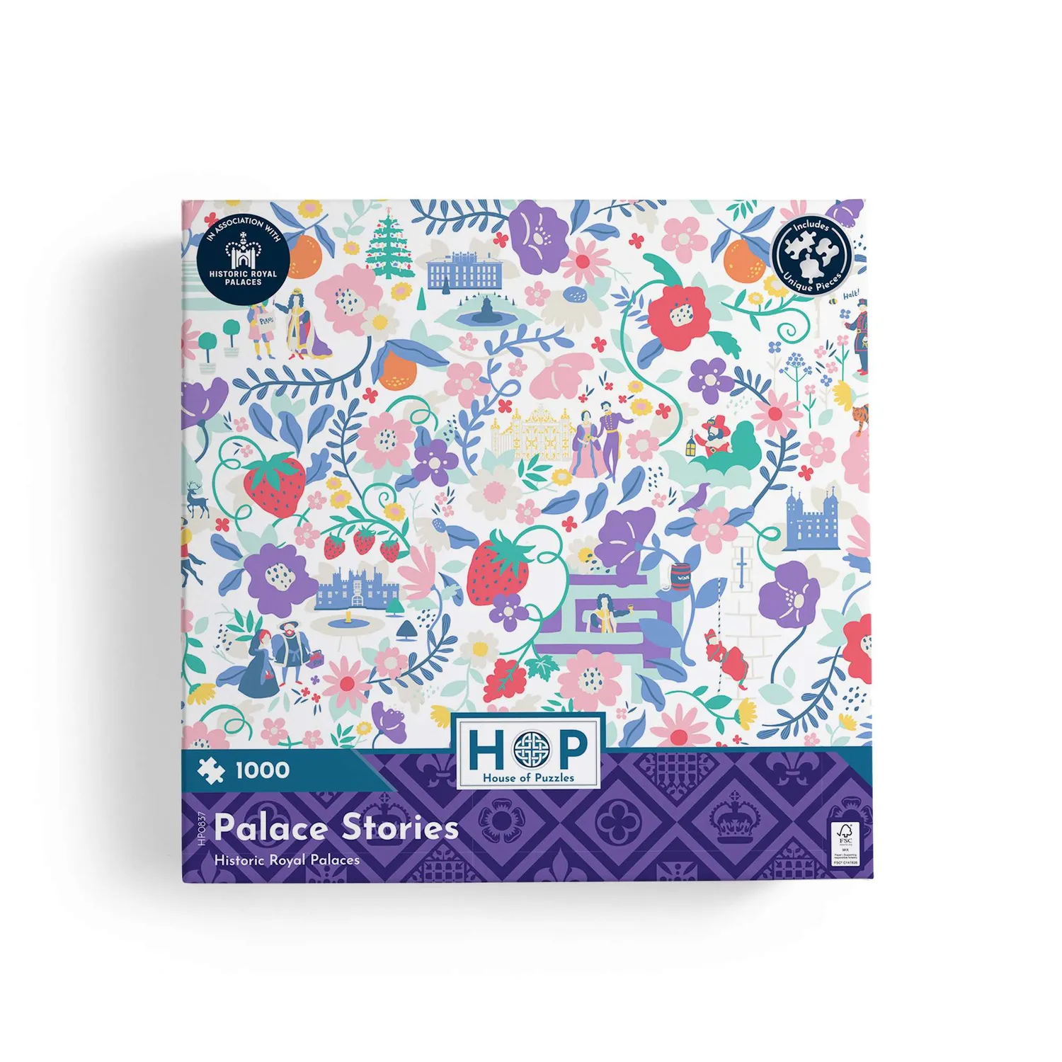 House of Puzzles Palace Stories puslespil 1000 brikker nat