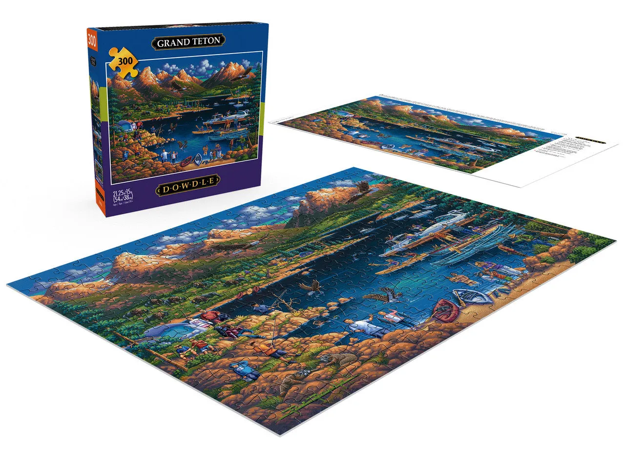 Buffalo Games Eric Dowdle Grand Teton puslespil 300 brikker bjergmotiv