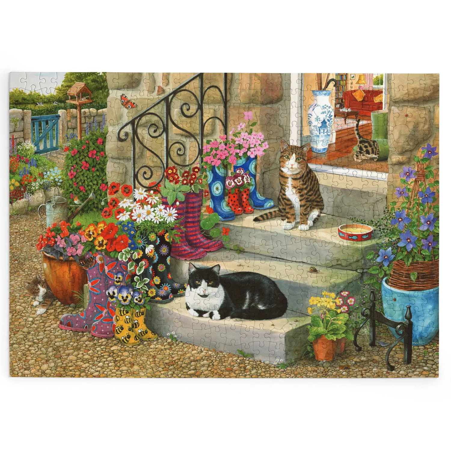 House of Puzzle BIG Puss N Boots puslespil 500 brikker kat