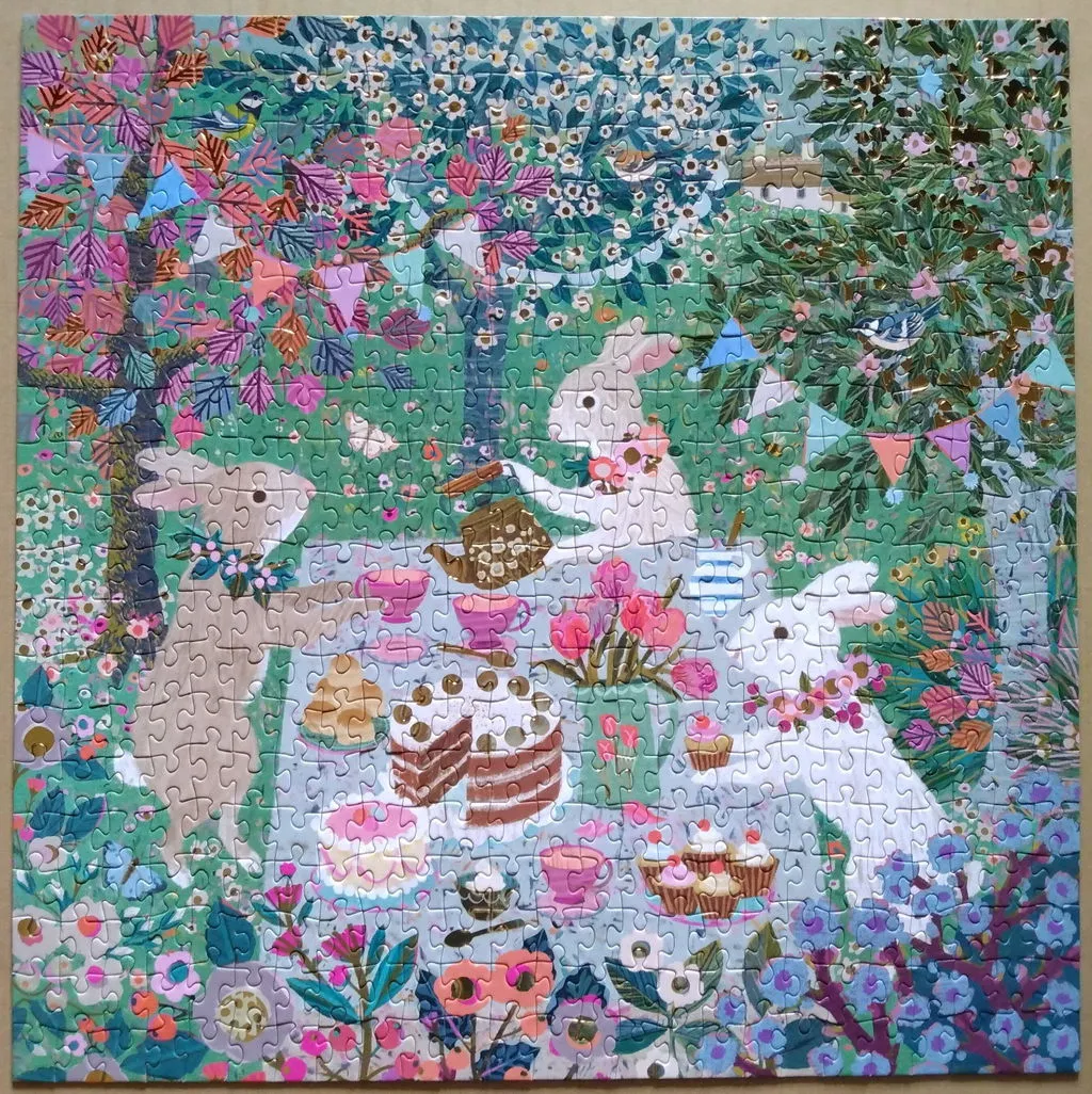 Good Puzzle Co Spring Tea Party puslespil 500 brikker folie