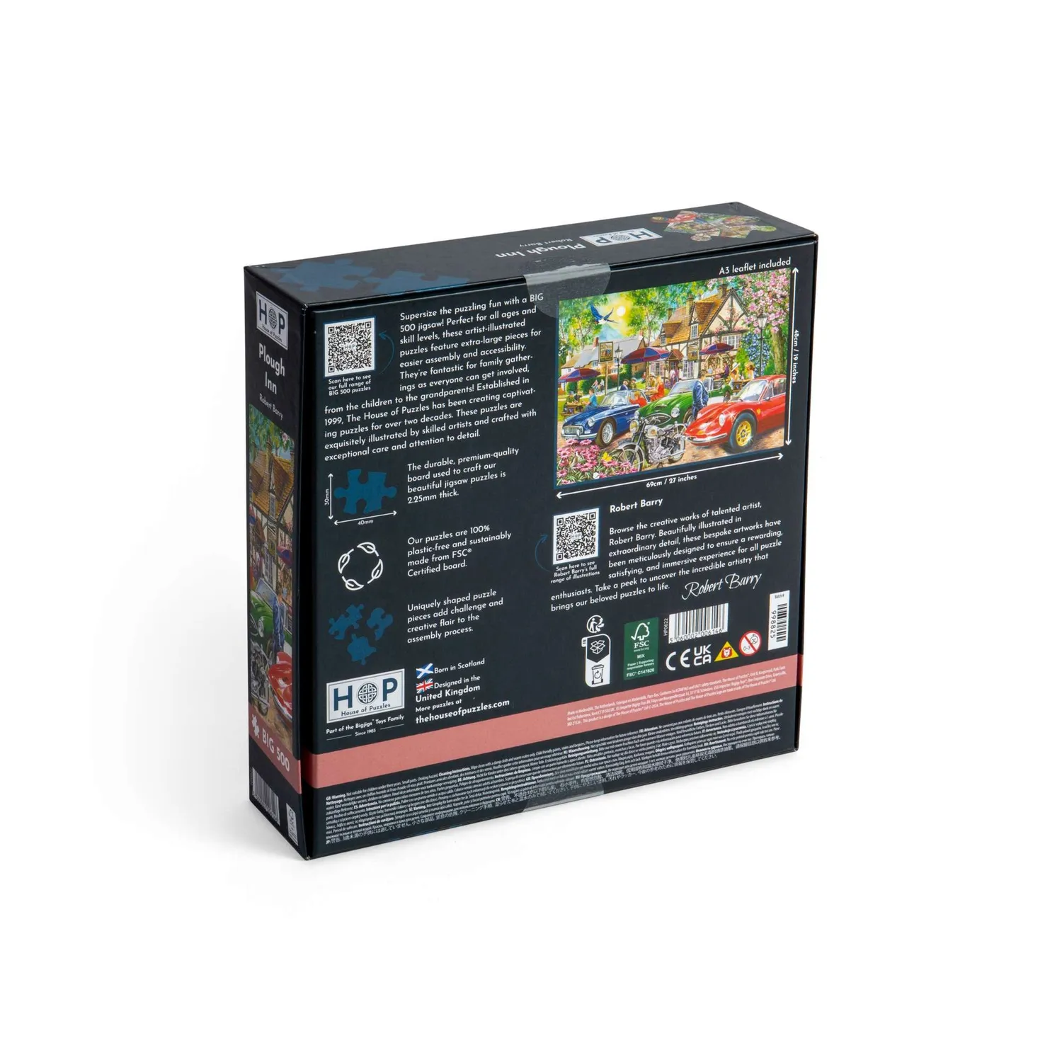 House of Puzzle BIG Plough Inn puslespil 500 store brikker
