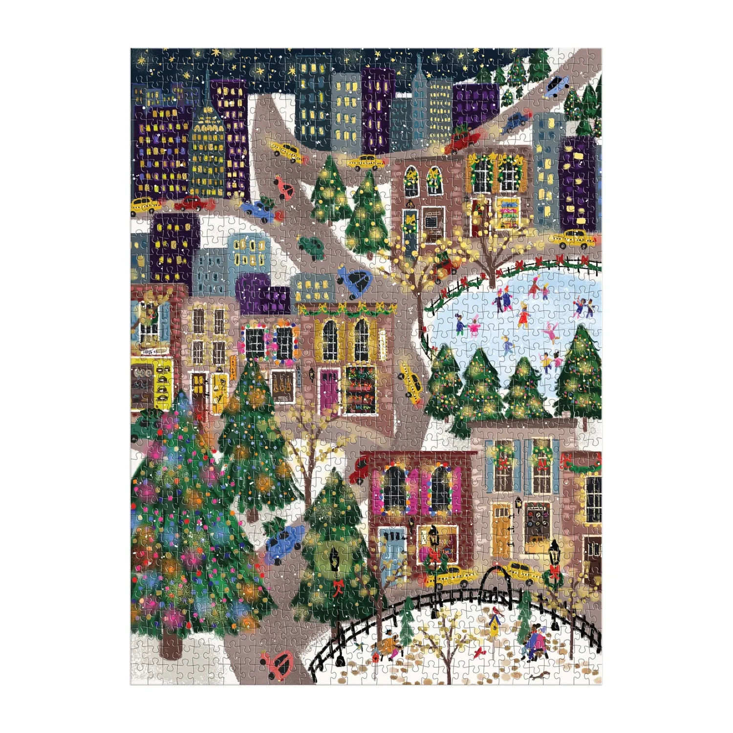 Good Puzzle Co. Joy Laforme Sparkling City 1000 puslespil folie