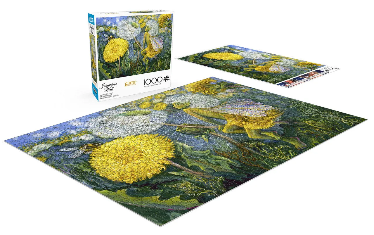 Buffalo Games Dandelion Fairy puslespil 1000 brikker glitter