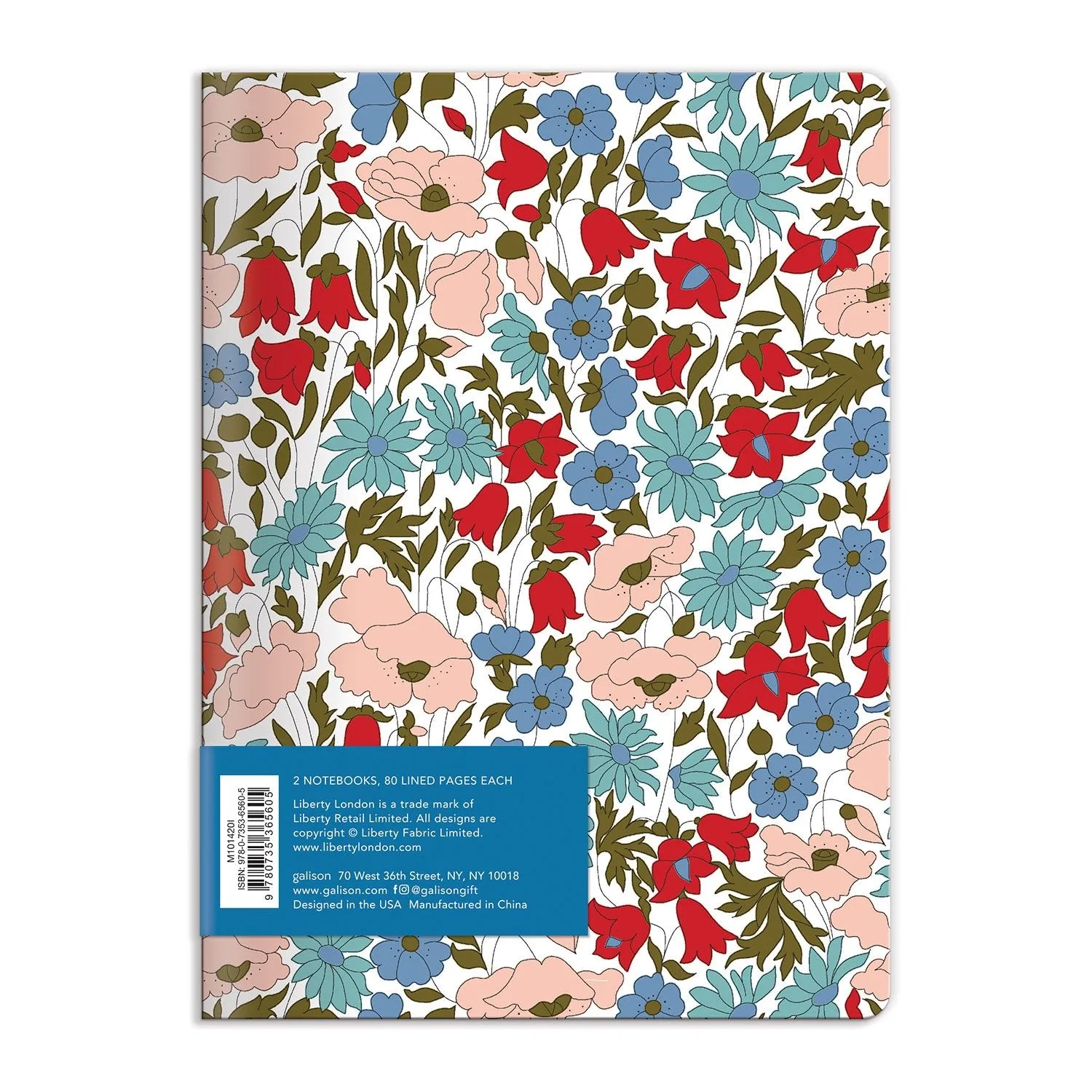 Good Puzzle Co. Liberty Floral notesbog sæt 2 stk linjeret