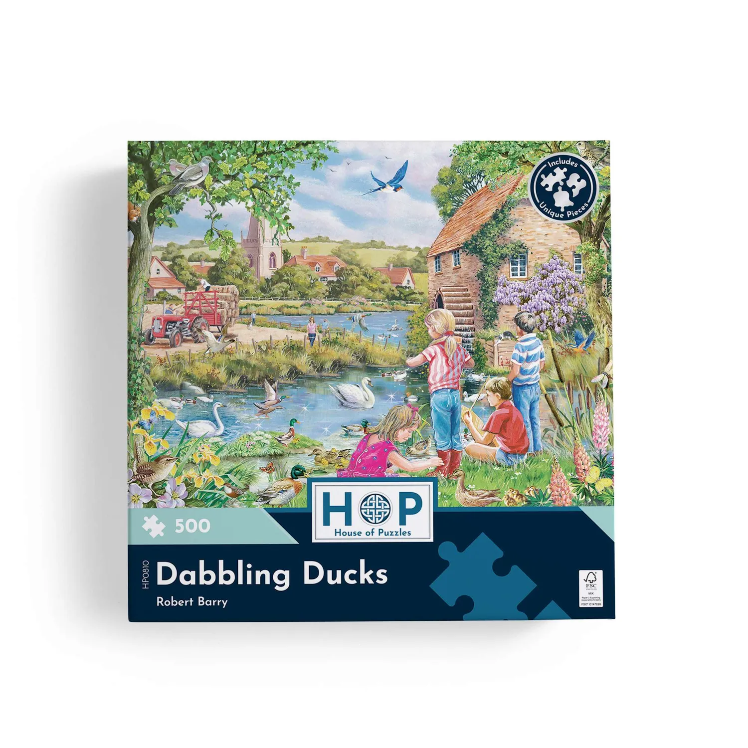 House of Puzzles Dabbling Ducks 500 brikker puslespil ænder