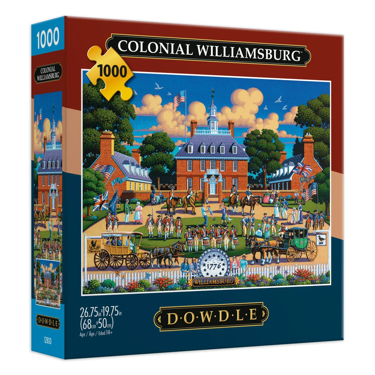 Buffalo Games Eric Dowdle Colonial Williamsburg puslespil 1000 folk-art