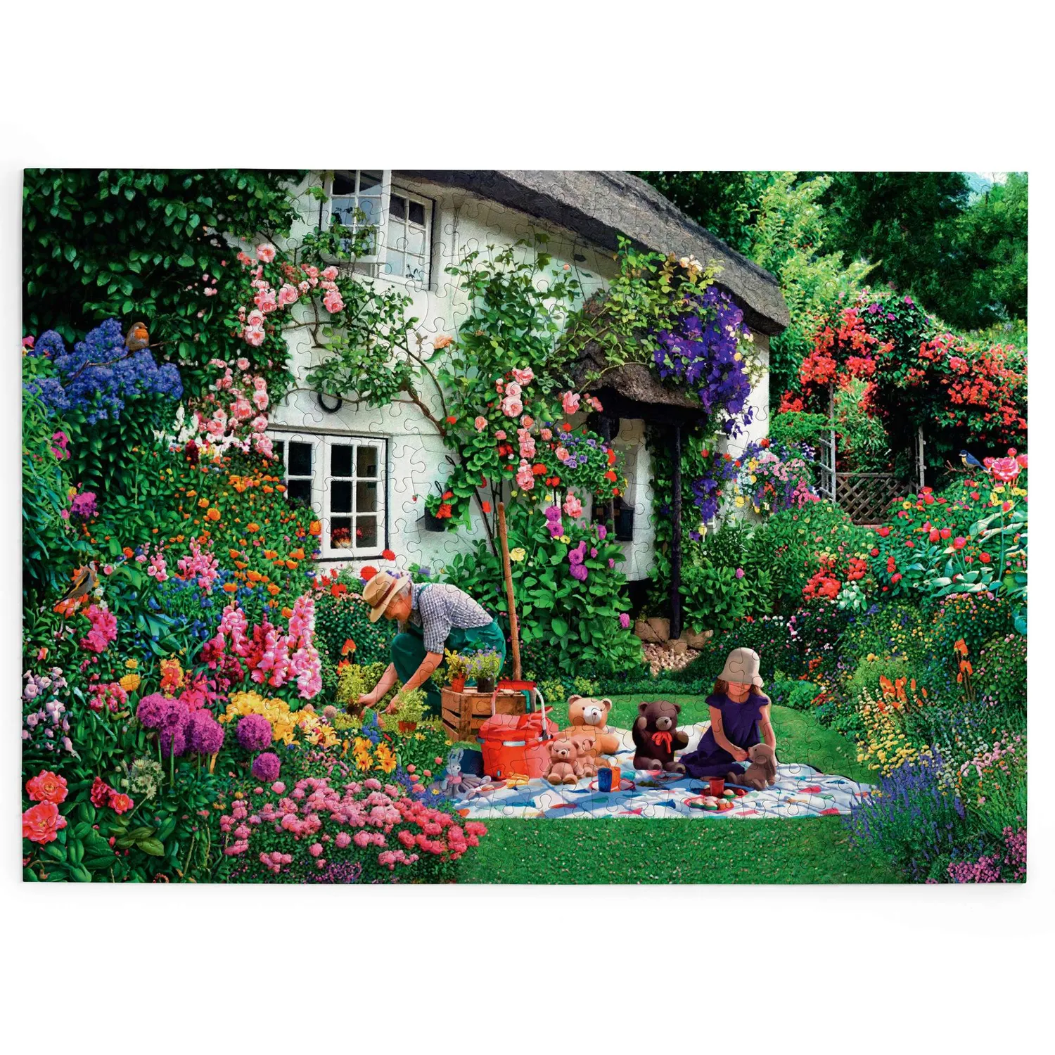House of Puzzle BIG Teddy Bears Picnic puslespil 500 XL