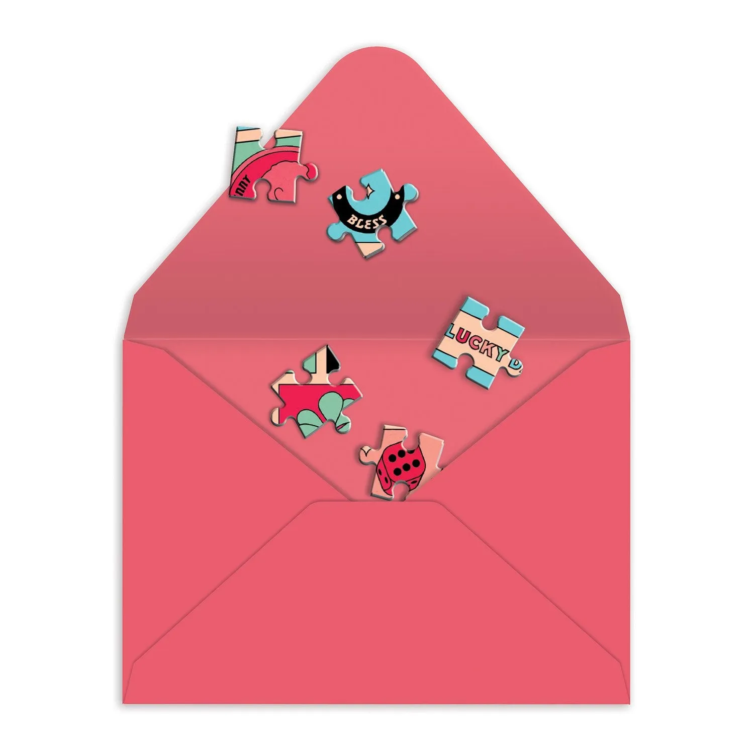 Good Puzzle Co. Good Luck postkort puslespil 60 brikker