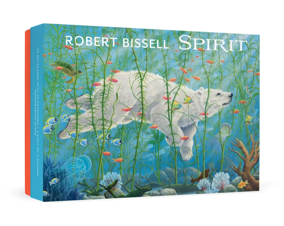 Pomegranate Spirit Robert Bissell brevkort 20 stk dyr