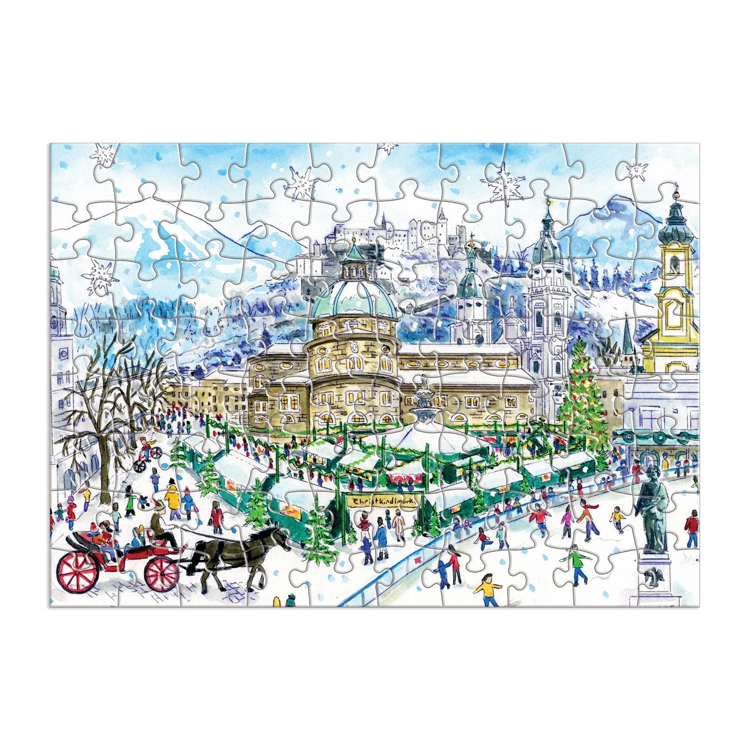 Galison Michael Storrings 12 Days of Christmas julekalender 12x80 brikker