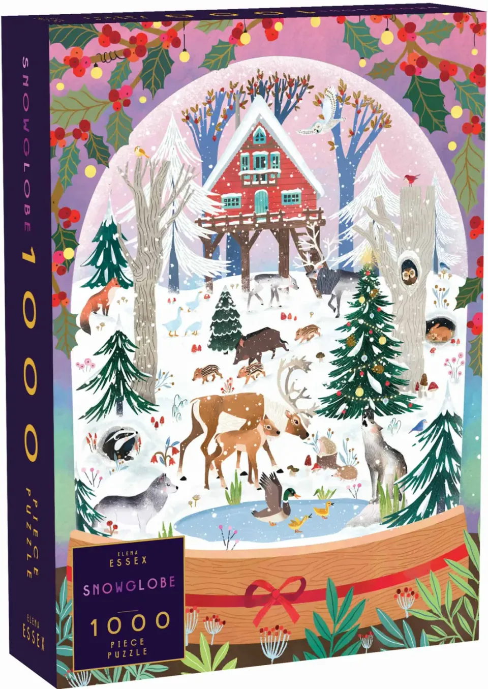 Elena Essex Snowglobe puslespil 1000 brikker vintermotiv