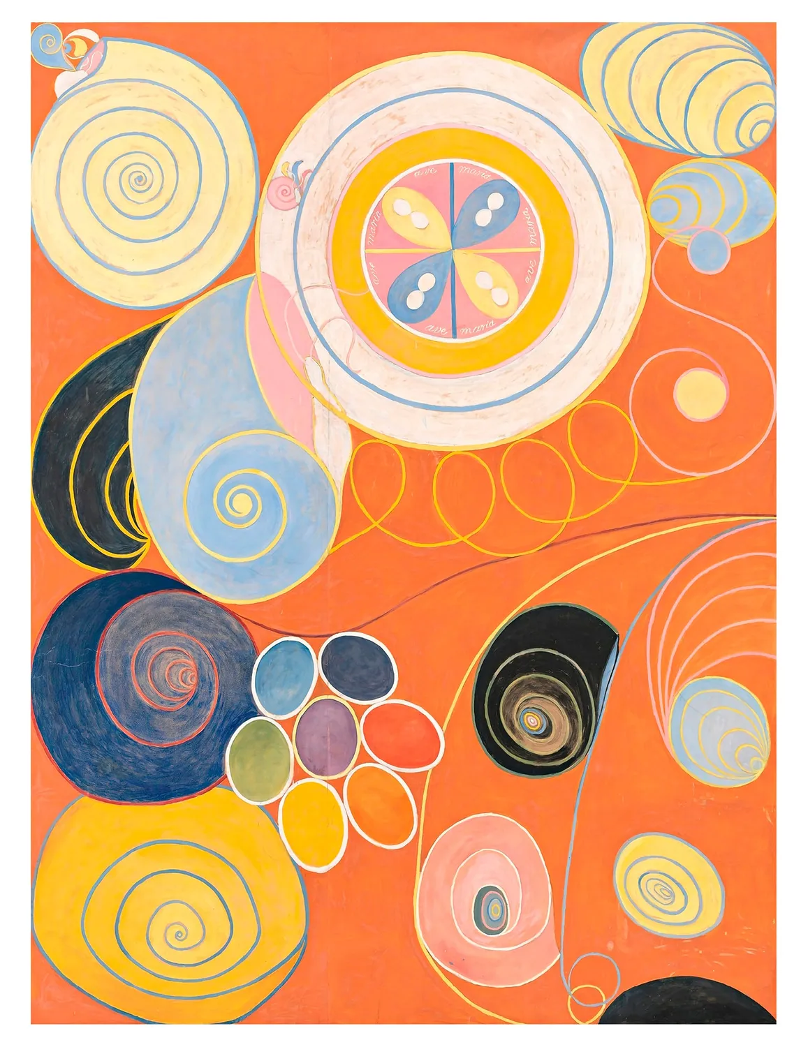 Pomegranate Hilma af Klint keepsake kort sæt abstrakt
