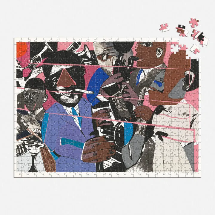 Good Puzzle Co. Bearden DreamYard puslespil 500 brikker dobbeltsidet