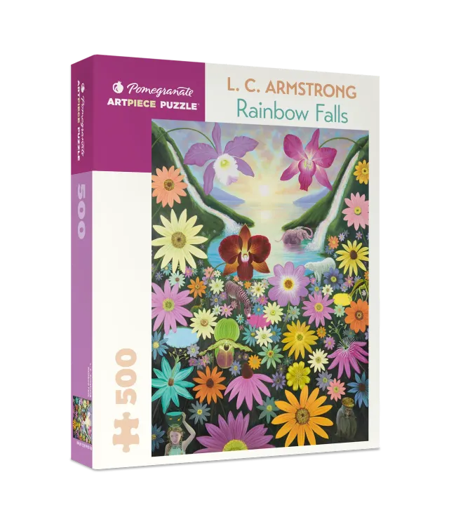 Pomegranate Armstrong Rainbow Falls puslespil 500 brikker landskab