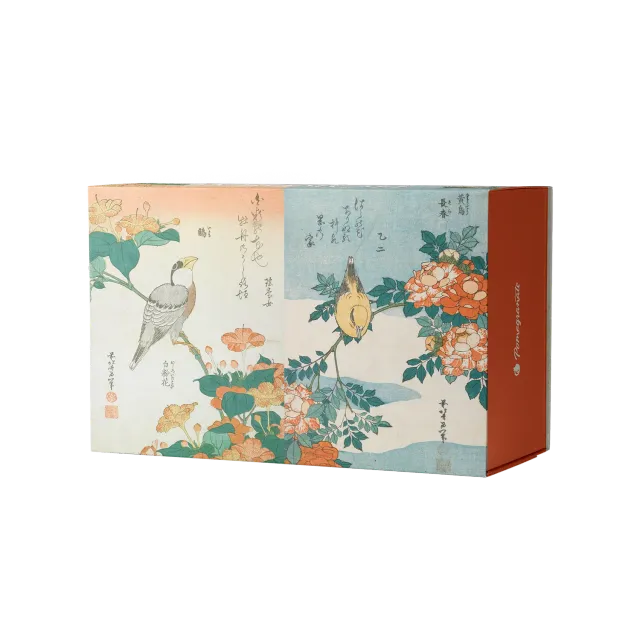 Pomegranate Hokusai dobbeltsidet puslespil 120 brikker sæt japansk