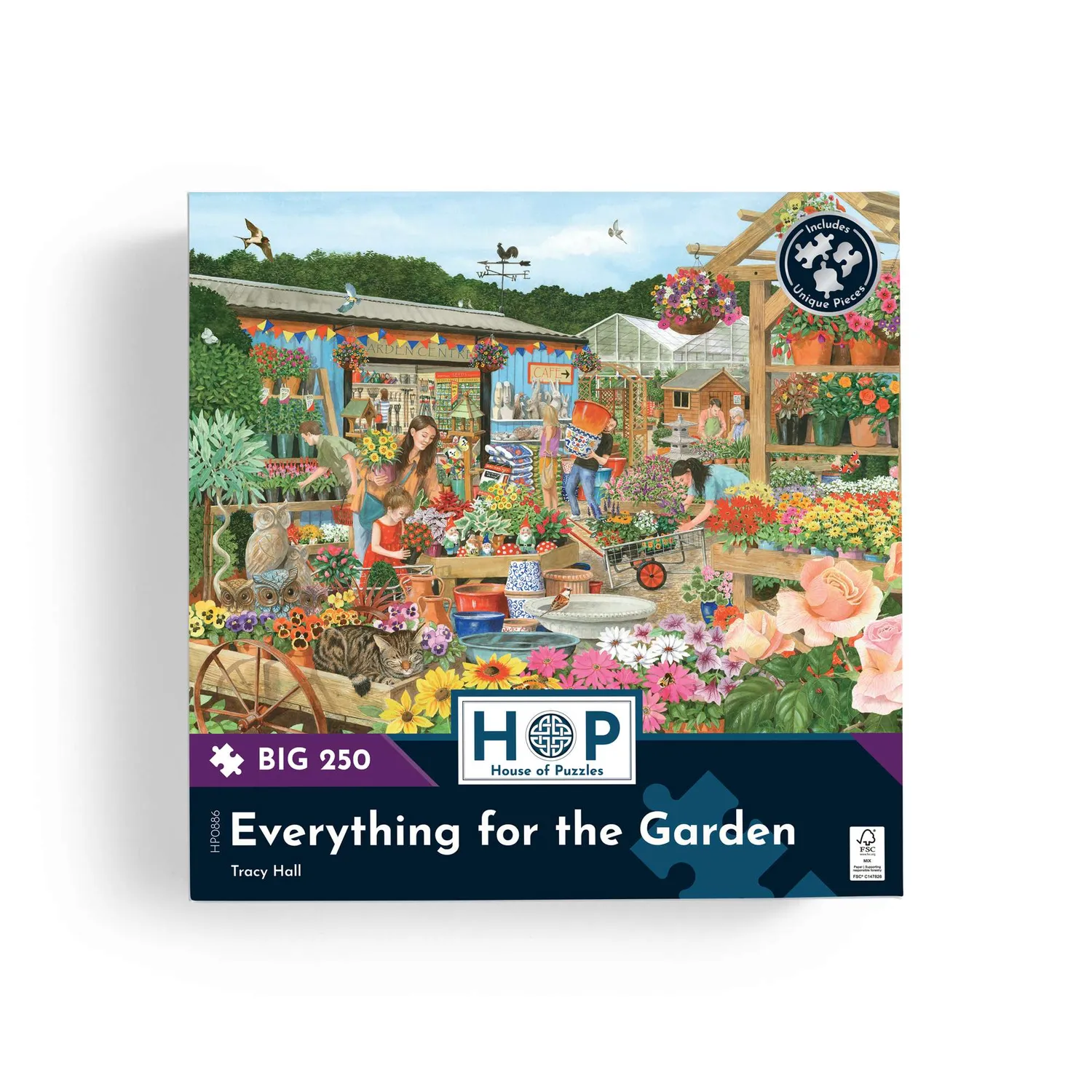 House of Puzzles BIG Everything Garden puslespil 250 brikker