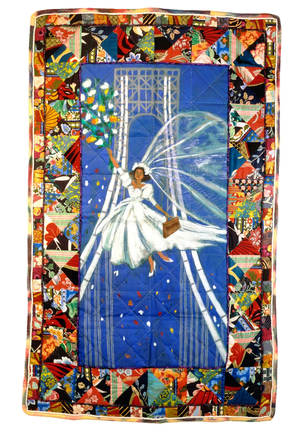 Pomegranate Faith Ringgold kortæske 20 brevkort quiltkunst