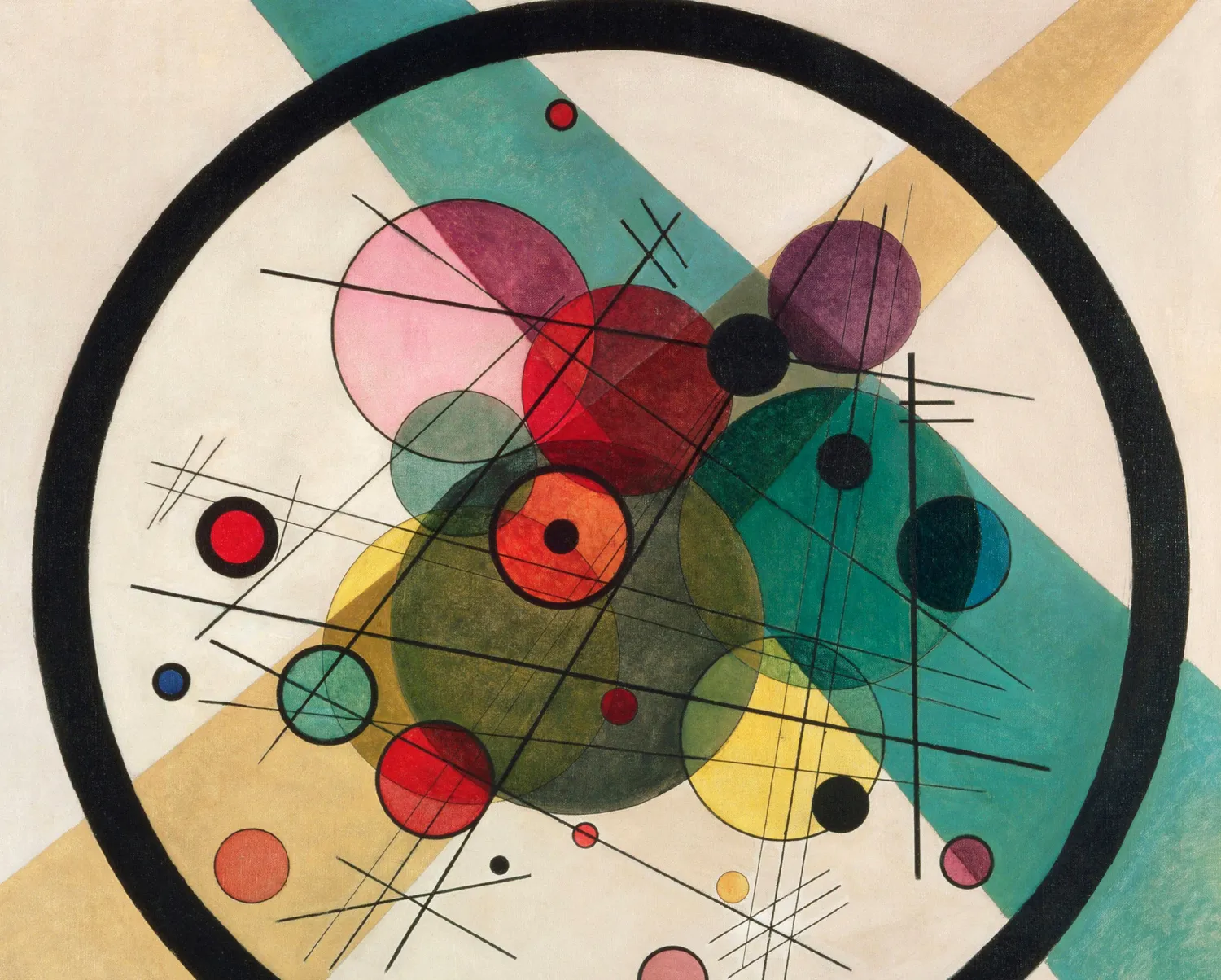Pomegranate Keepsake Kandinsky brevkort æske abstrakt