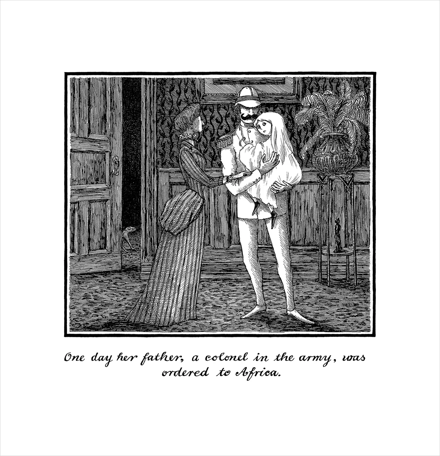 Pomegranate Edward Gorey The Hapless Child bog illustreret