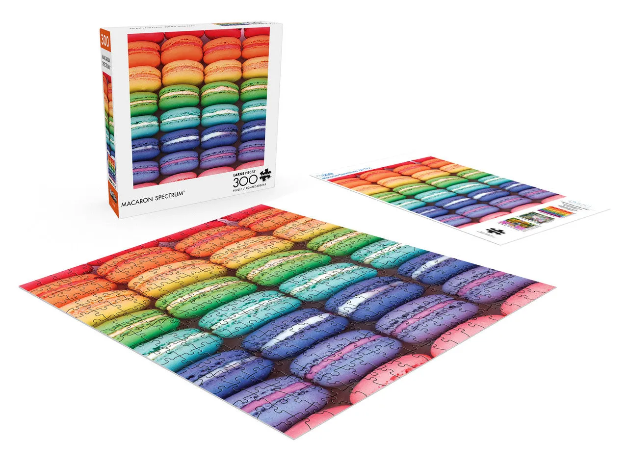 Buffalo Games Macaron Spectrum puslespil 300 store brikker