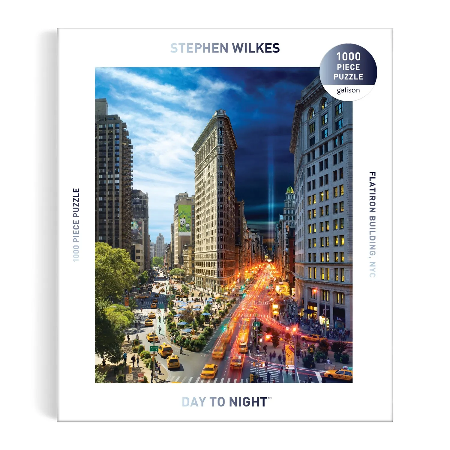 Galison Day to Night Flatiron puslespil 1000 brikker