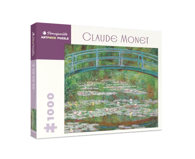 Pomegranate Monet puslespil 1000 brikker havebro