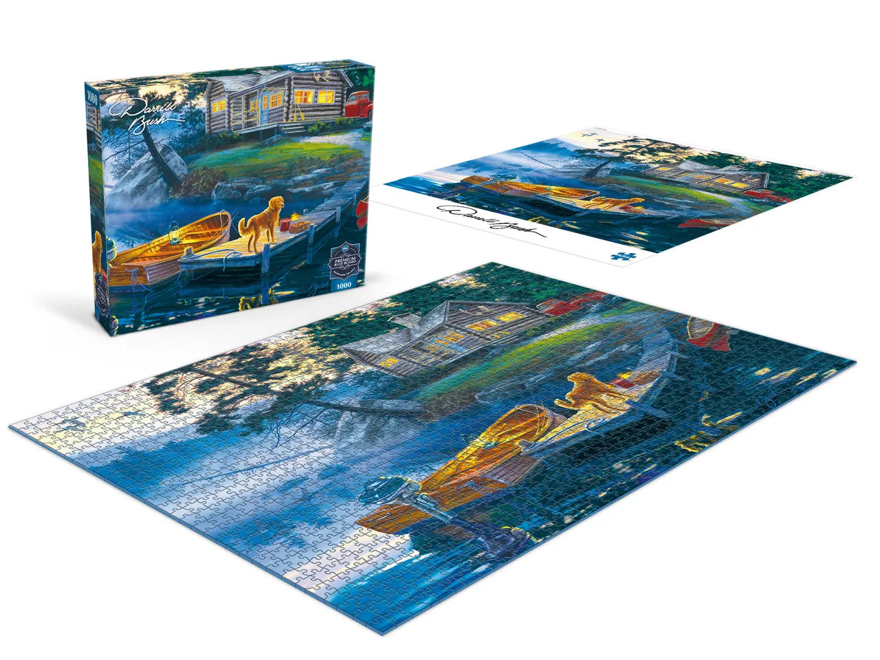 Buffalo Games Sapphire Silent Shores puslespil 1000 brikker sø
