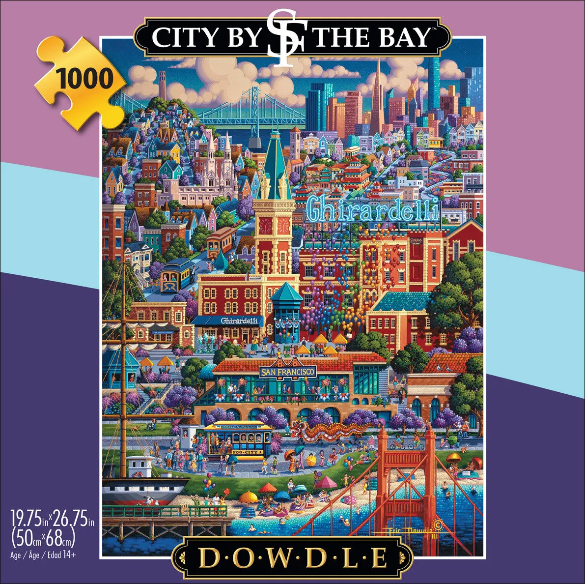 Buffalo Games Eric Dowdle City By The Bay puslespil 1000 brikker