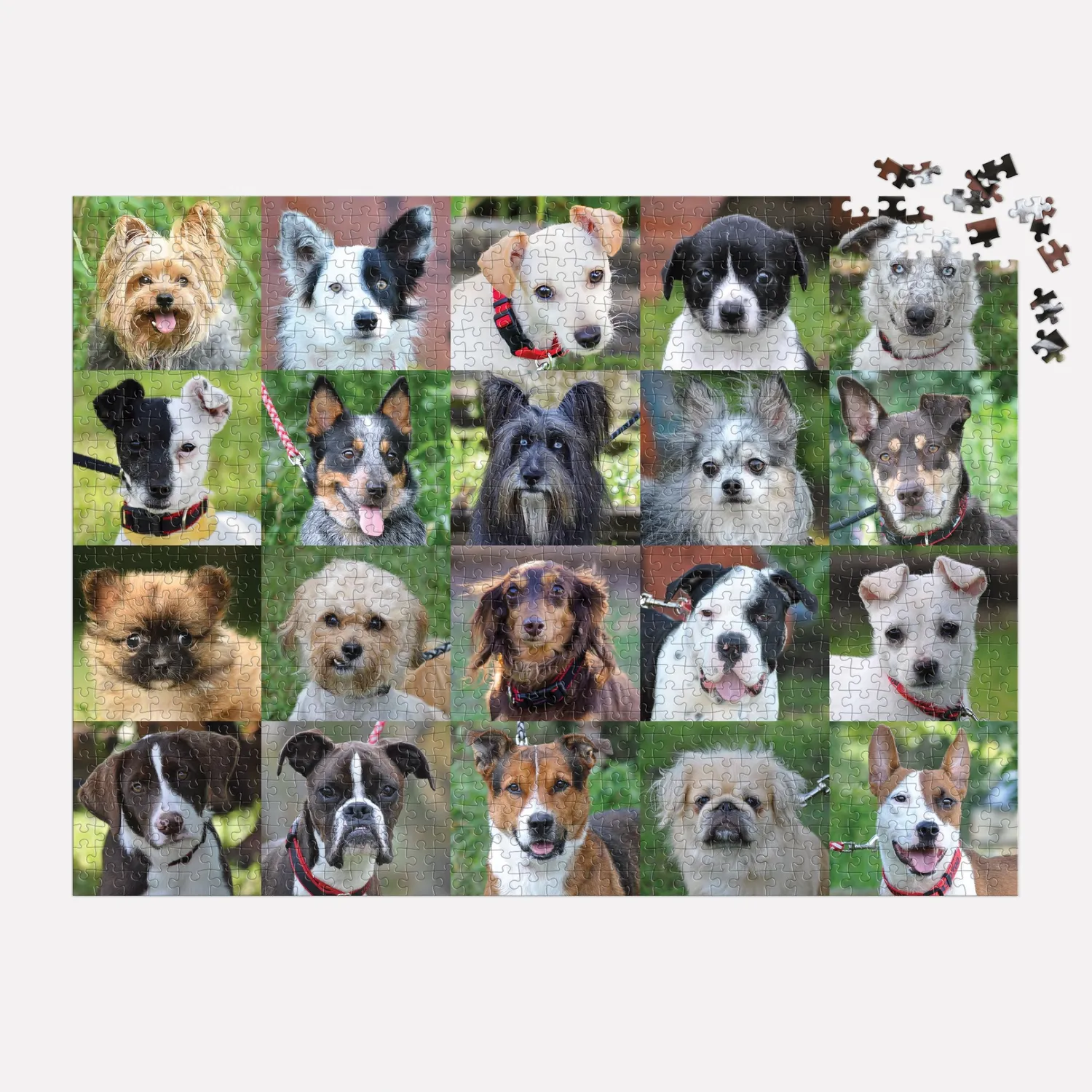 Good Puzzle Co Rescue Dogs puslespil 1000 brikker hunde