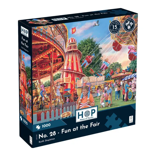 House of Puzzle No.28 Fun at the Fair puslespil 1000 brikker